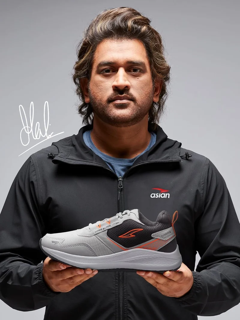 Asian Grey Sports Sneakers for Men and Boys