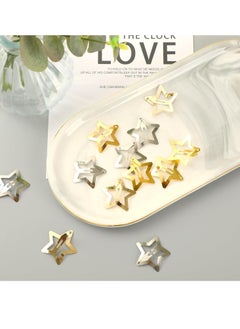 Oasisgalore Star Hair Clips, 50 PCS Silver and Golden Star Hair Accessories Metal Non Slip Hair Barrettes for Girls Women.  - Image 2