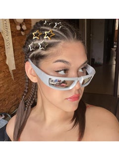 Oasisgalore Star Hair Clips, 50 PCS Silver and Golden Star Hair Accessories Metal Non Slip Hair Barrettes for Girls Women.  - Image 3