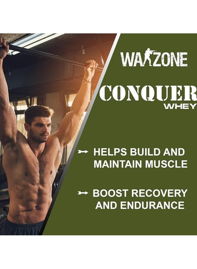 Warzone Conquer 100% Whey Protein Molten Chocolate Powder 5lbs