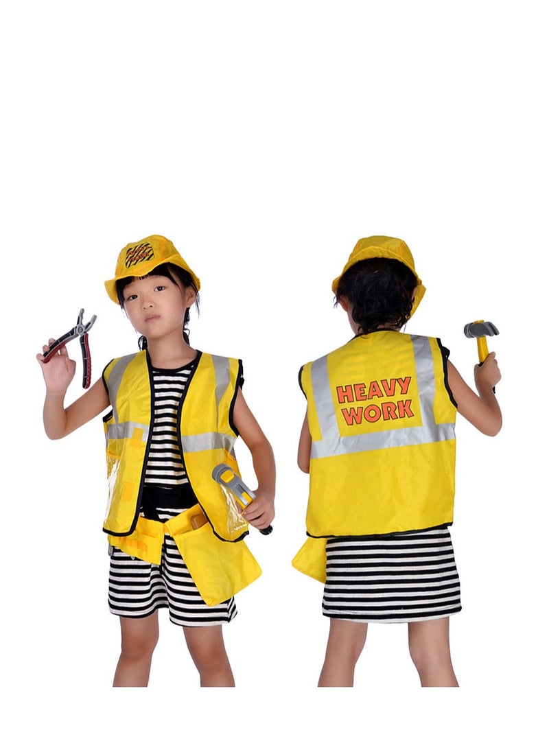 xppier Workman Costume Set With Accessories, Free Size  - Image 4