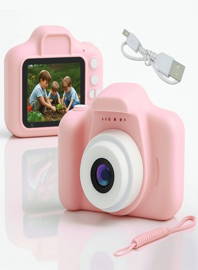 سنابترون كاميرا سنابترون الرقمية للأطفال، بدقة 3 ميجابكسل وفيديو عالي الوضوح 1080 بكسل، مع شاشة IPS بحجم 2 بوصة وسعة تخزين 32 جيجابايت | ألعاب كاميرا صغيرة قابلة لإعادة الشحن عبر منفذ USB للأطفال | ألعاب تعليمية للأولاد والبنات من 7 إلى 14 سنة (لون وردي) - Image 1