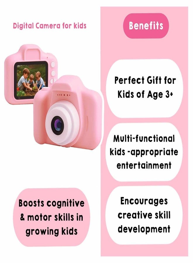سنابترون كاميرا سنابترون الرقمية للأطفال، بدقة 3 ميجابكسل وفيديو عالي الوضوح 1080 بكسل، مع شاشة IPS بحجم 2 بوصة وسعة تخزين 32 جيجابايت | ألعاب كاميرا صغيرة قابلة لإعادة الشحن عبر منفذ USB للأطفال | ألعاب تعليمية للأولاد والبنات من 7 إلى 14 سنة (لون وردي) - Image 3
