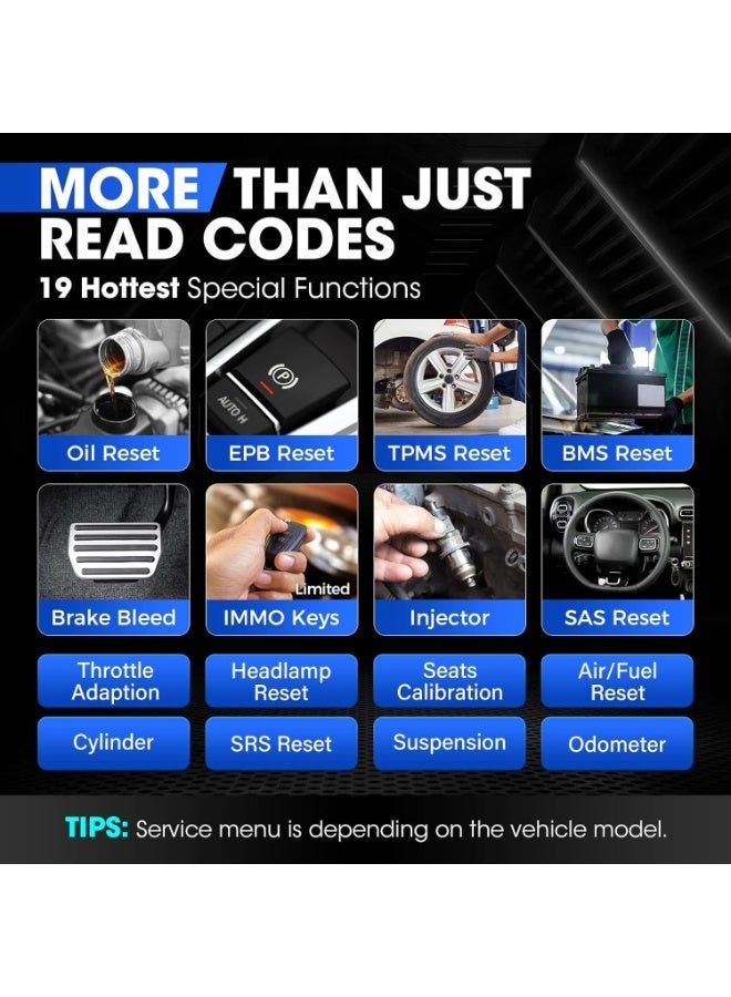 أوتل Autel AP200 ماسح OBD2 بلوتوث، قارئ أكواد مع تشخيص كامل لأنظمة السيارة و25 وظيفة صيانة، أداة فحص مركبة لجهاز iPhone وAndroid، النسخة الصغيرة من جهاز MK808 التشخيصي - Image 4
