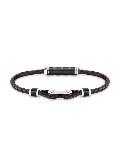 Ducati Corse Ducati Dinamica Brown Bracelet For MenDTAGB2137209