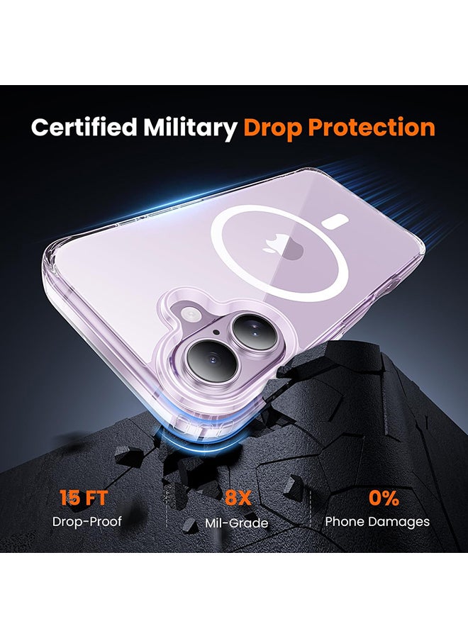 O Ozone (3 in 1) Magnetic Case Compatible with iPhone 17 Cover with Front Tempered Glass Screen Protector & Camera Lens Protector & Anti-Yellowing Shockproof Cover - Image 3