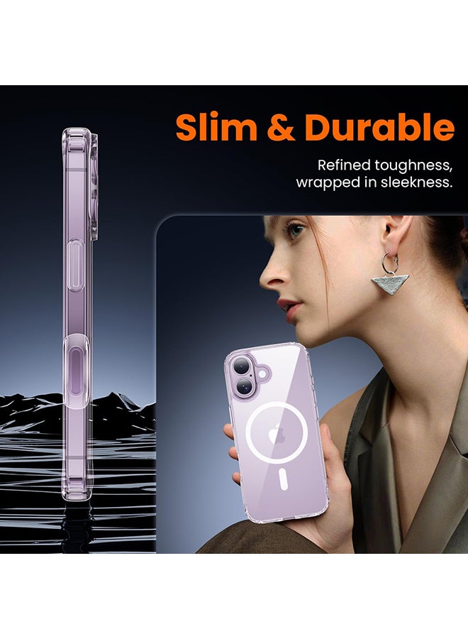 O Ozone (3 in 1) Magnetic Case Compatible with iPhone 17 Cover with Front Tempered Glass Screen Protector & Camera Lens Protector & Anti-Yellowing Shockproof Cover - Image 5