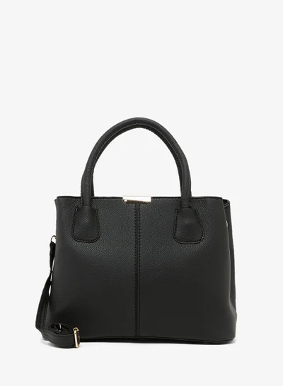 ELLA classic structured satchel with top handle