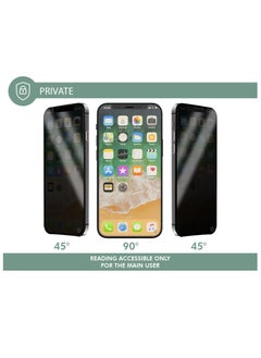 FORCE Force Glass iPhone 13 / 13 Pro / 14 Flat Private Screen Protector Lifetime Warranty  - Image 5