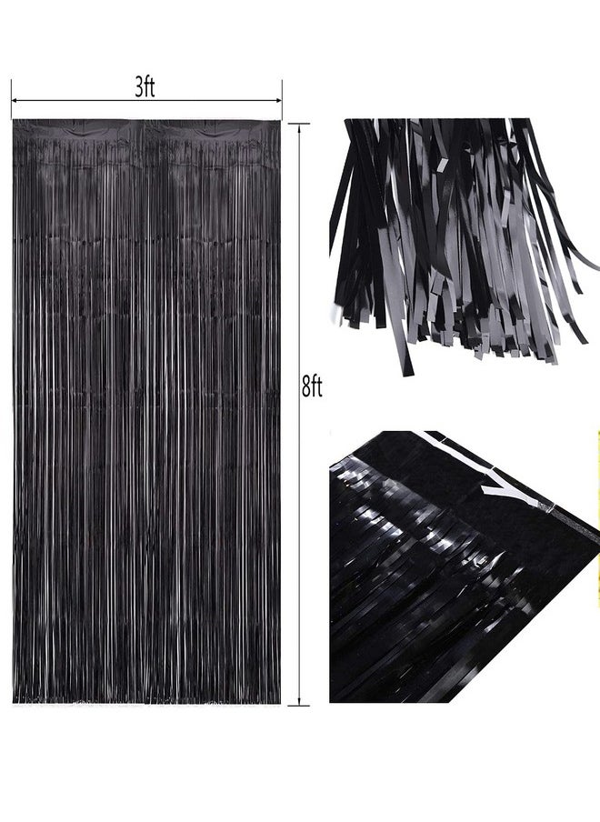 santonila - Red 16Th Birthday Decorations Happy Birthday Banner Sash Cheers To 16 Years Cake Topper Number 16 Confetti Latex Balloons Black Tinsel Foil Fringe Curtains For Girls 16 Years Old Birthday Party - Image 1
