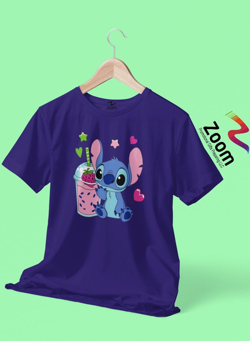 ZOOM BOBA STITCH T-SHIRT DESIGN FOR KIDS 