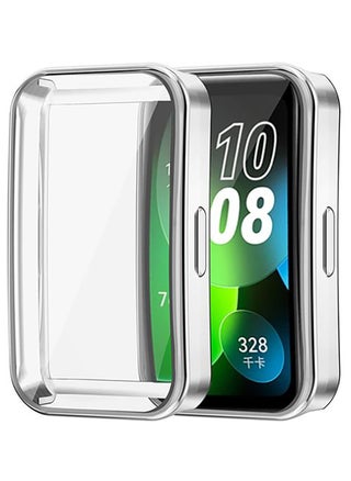 Huawei Band 8 Protective 360 Case Flexible TPU Case Soft Frame Shock Resistant - Silver - pzsku/ZA2C24367DB4E32ED3ACDZ/45/_/1698793448/21306eca-d2bc-47ba-a397-cd6c0fa47cd2