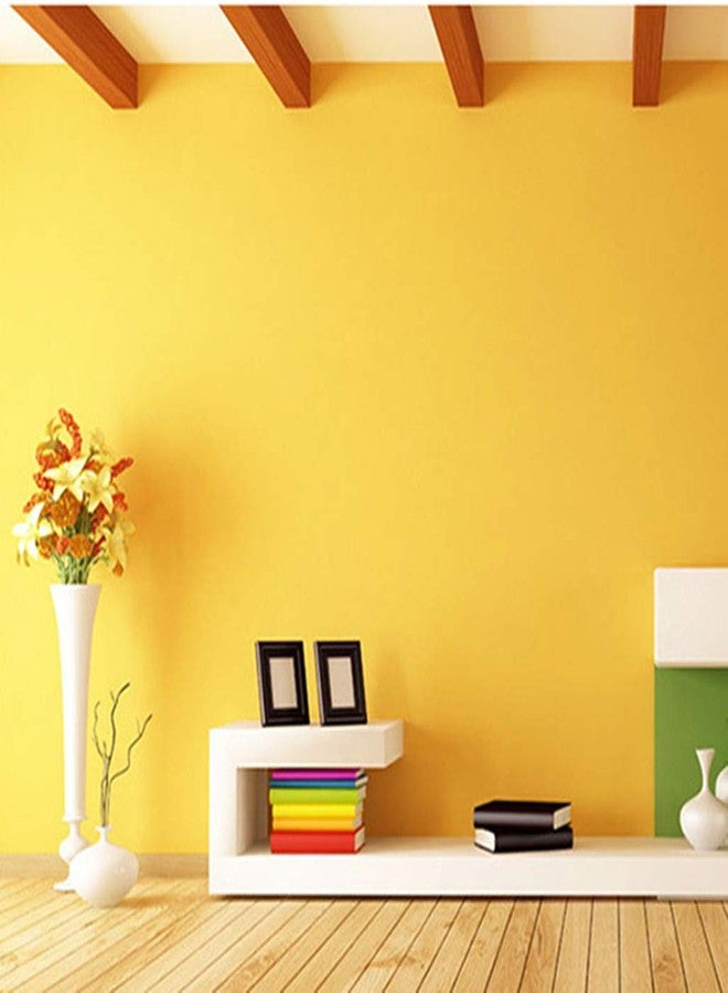 UPREDO Solid Color Matte Textured Vinyl Peel and Stick Wallpaper Adhesive Paper Wallpaper Shelf Liner Home Decorative Paper,15.8inch by 79inch (Yellow) - Image 4
