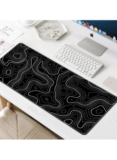 Generic Large Mouse Pad Extended Gaming Mouse Pad Non-Slip Rubber Base (800 * 300 * 3mm）Black  - Image 4