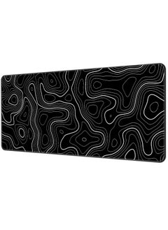 Generic Large Mouse Pad Extended Gaming Mouse Pad Non-Slip Rubber Base (800 * 300 * 3mm）Black  - Image 2