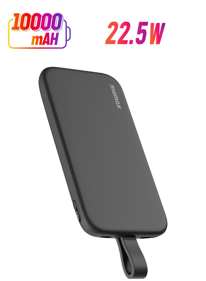 Momax Power Bank PD3 10000mAh 22.5W - Black - Image 1