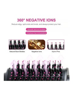 General 5 in 1 Dryer Brush, Blow Dryer & Volumizer Styler Hot Air Brush, Negative Ionic Electric Hair Curler Straightener Brush, Detachable & Interchangeable Brush Head with Fabulous Package (5 IN 1)  - Image 5