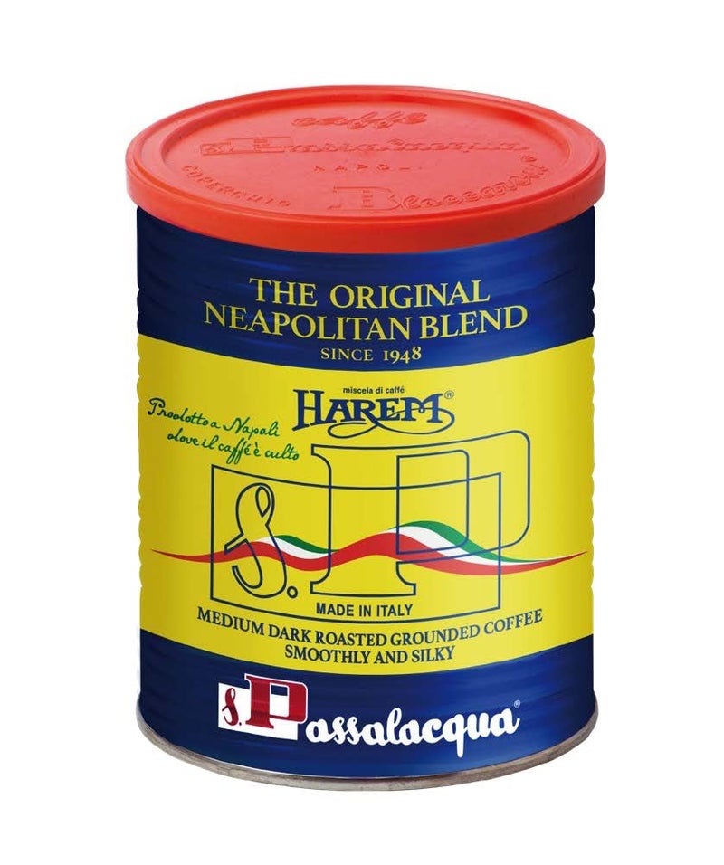 Passalacqua Harem Ground Coffee - 100% Arabica Premium Medium Roast (250g) - Image 1