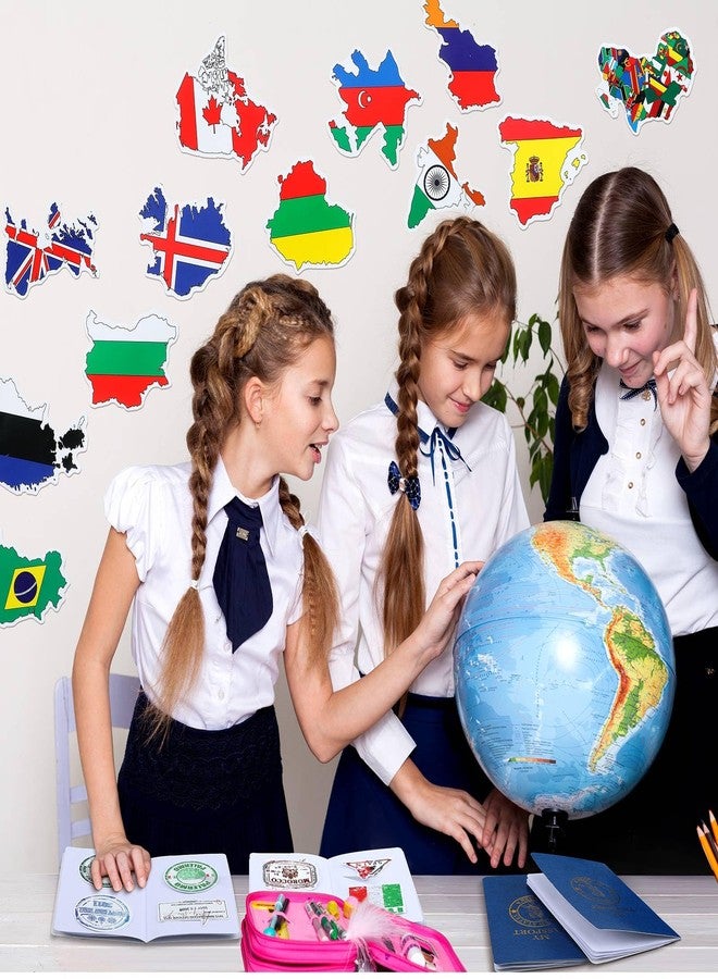 Sureio كتاب جواز سفر للأطفال من Sureio 174 قطعة مع ملصقات سفر متنوعة لهدايا حفلات جواز السفر وكتب القصاصات وملصقات الحائط والفنون والحرف واللوازم المدرسية وجوائز الألعاب ومجموعات للأولاد والبنات - Image 4