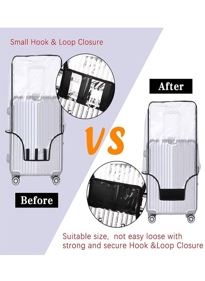HomarKet Waterproof Travel Luggage Cover Suitcase Protector Clear with Strap Belt  - Image 5