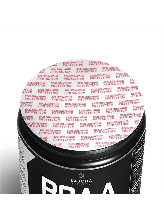 Sascha Fitness BCAA 4:1:1+Glutamine, HMB, L-Carnitine, HICA|Powerful and Instant Powder Blend with Branched Chain Amino Acids(BCAAs)for Pre, Intra and Post-Workout,Natural Mango Coconut Flavor,362.5g