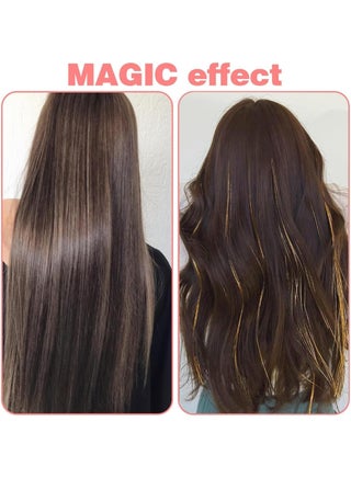 حزمة الشعر Tinsel من 12 قطعة شخصية الشعر Tinsel كليب كيت في 22 بوصة ملحقات الشعر المتلمع كليب حزب مهرجان جني اكسسوارات للبنات النساء والأطفال ﻿   (الذهبي) - view 3