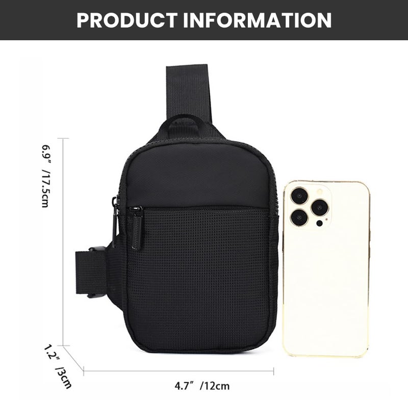 GUSTAVE ® Sling Bag for Men And Women, Small Crossbody Bags for Men Oxford Cloth Waterproof Lightweight Side Bag Shoulder Bag Men for Outdoors Traveling Casual - Image 4