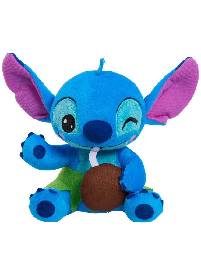 Just Play Disney Stitch Small Plush Stitch and Coconut, Stuffed Animal, Blue, Alien, Kids Toys for Ages 2 Up by Just Play - Image 1