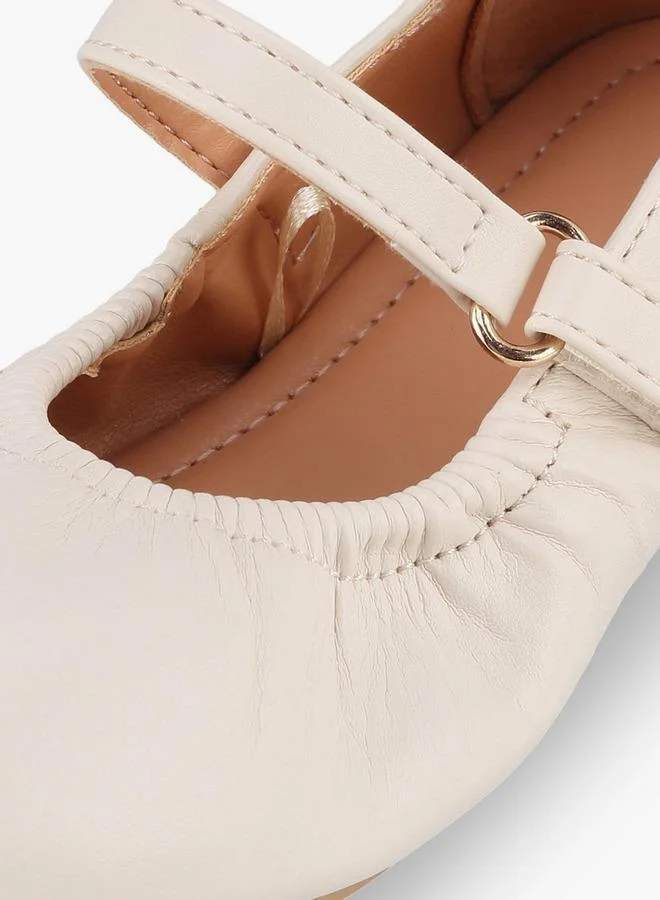 Flora Bella By Shoexpress BEIGE Girls Mary Jane Shoes for Women | Best Price UAE