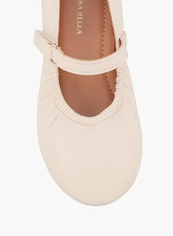 Flora Bella By Shoexpress BEIGE Girls Mary Jane Shoes for Women | Best Price UAE