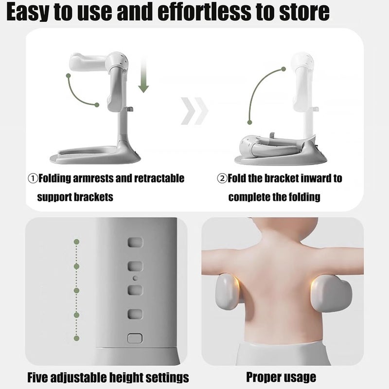 PandaEar Baby Shower Stand  Adjustable Baby Bath Stand with Safety Handle  Foldable Infant Shower Standing Support with AntiSlip Base for Babies 636 Months Newborns  Toddlers Grey - Image 5