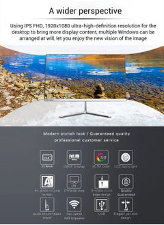 Kaulle Desktop Computer All In One Pc 23.8 Inch All In One Desktop,Intel Core I5 3320M Processor,8 GB Ram,256 GB Ssd,With Keyboard And Mouse,Windows 10 Pro All In One Desktop Computer Silver KLY238Y4  - Image 3
