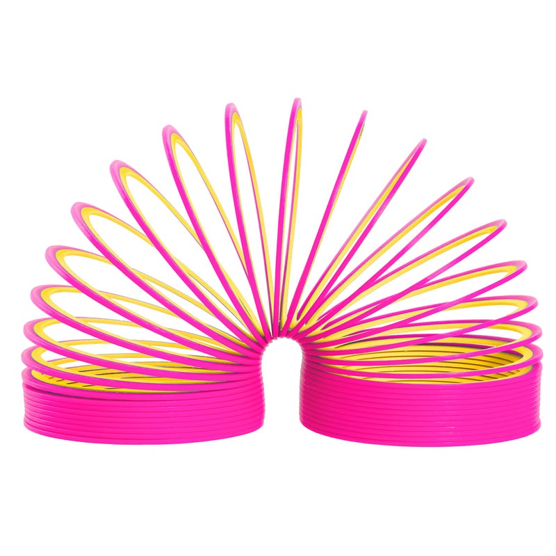 Slinky the Original Walking Spring Toy, Plastic Slinky 3-Pack, Multi-color Neon Spring Toys, Kids Toys for Ages 5 Up by Just Play - Image 5