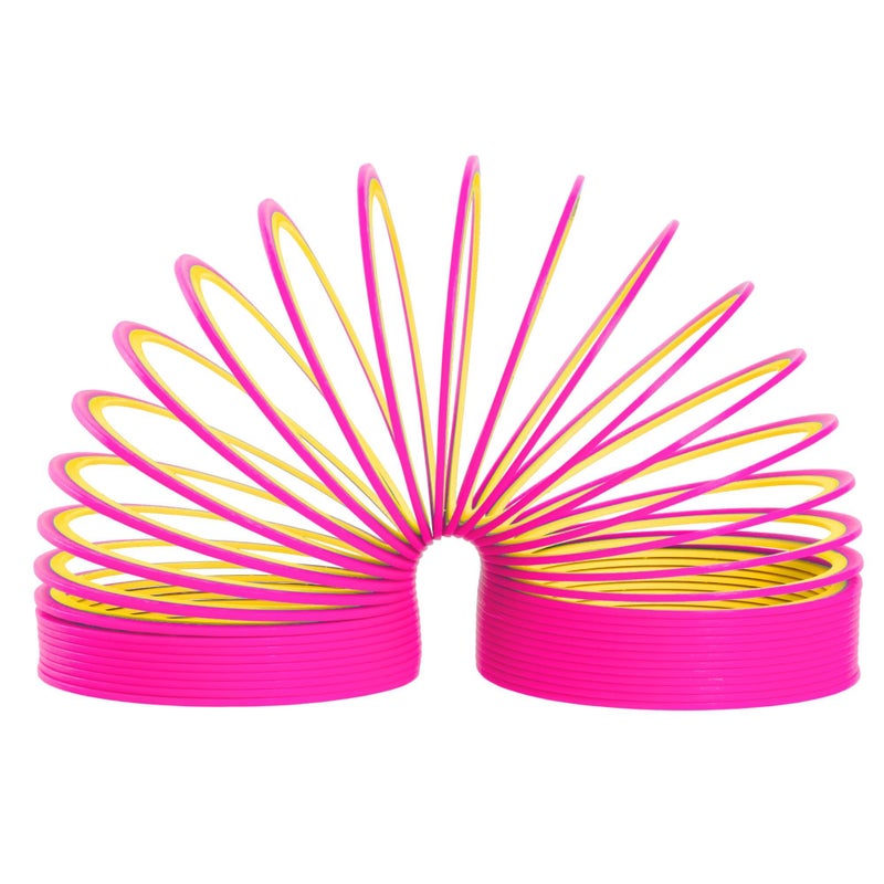 Slinky the Original Walking Spring Toy, Plastic Slinky 3-Pack, Multi-color Neon Spring Toys, Kids Toys for Ages 5 Up by Just Play - Image 4