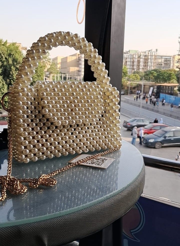 Imported Lolli Bag, 20 x 14 Beads, Chain and Rustproof Aluminum Rings - Image 2