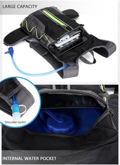 GROIC Running Hiking Mountain Biking Cycling Waterproof Backpack with Water Bag For Men Women  - Image 2