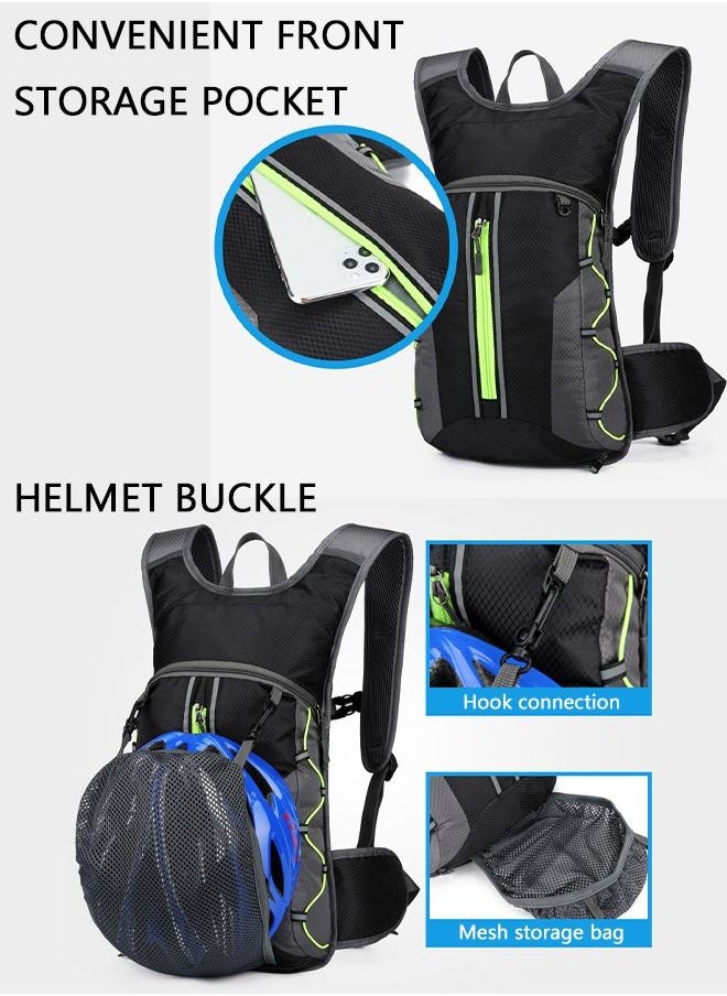 GROIC Running Hiking Mountain Biking Cycling Waterproof Backpack with Water Bag For Men Women  - Image 4