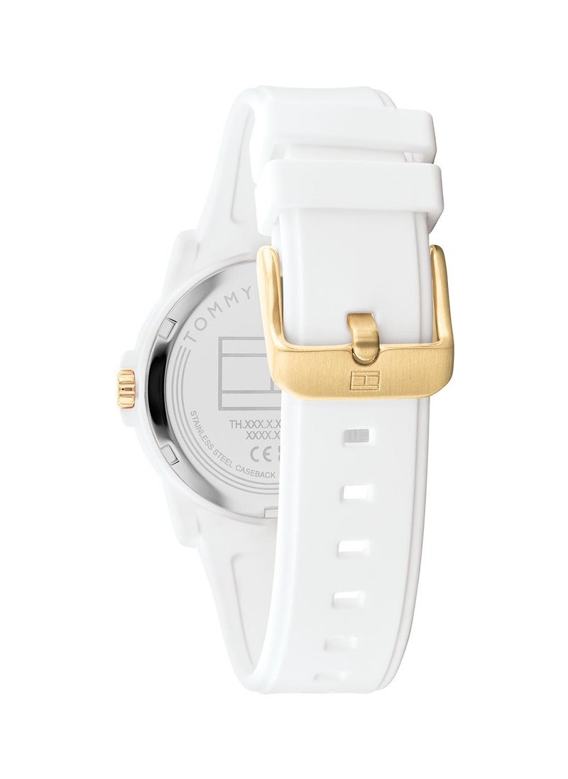 TOMMY HILFIGER Women's Analog Round Shape Silicone Wrist Watch 1782687 - 36 Mm  - Image 3