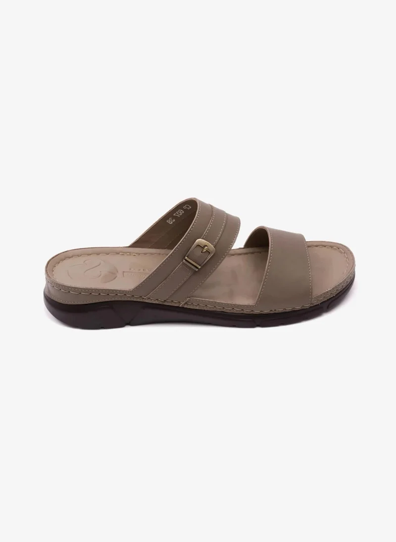 Comfort Plus COMFORT PLUS ELEGANT TRIM LADIES SANDAL STONE