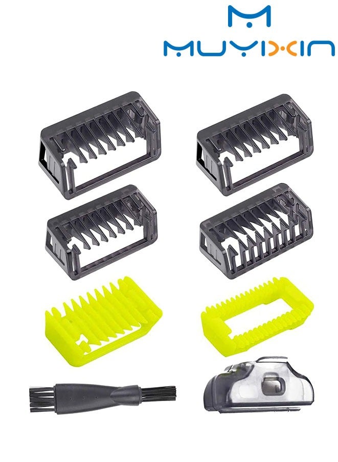 Muyixin حراس الشعر لآلة الحلاقة الكهربائية الهجينة One Blade QP2520 QP2530 QP2630 QP2620 QP2510 QP2521 QP2522 QP2531 QP6510، مشط دليل 1/2/3/5 مم لحراس ماكينة تشذيب اللحية استبدال - Image 1