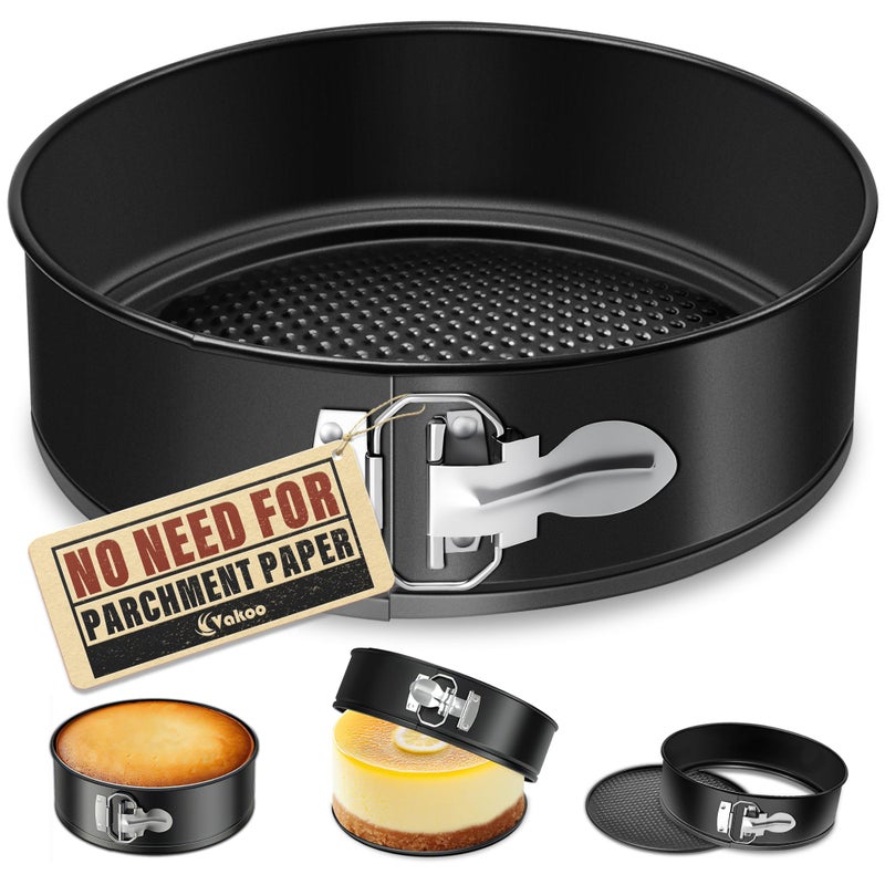 Vakoo Springform Pan - Nonstick, Leakproof Cheesecake Pan for Baking, Easy Release, No Parchment Paper Needed, 7 Inch - Image 1