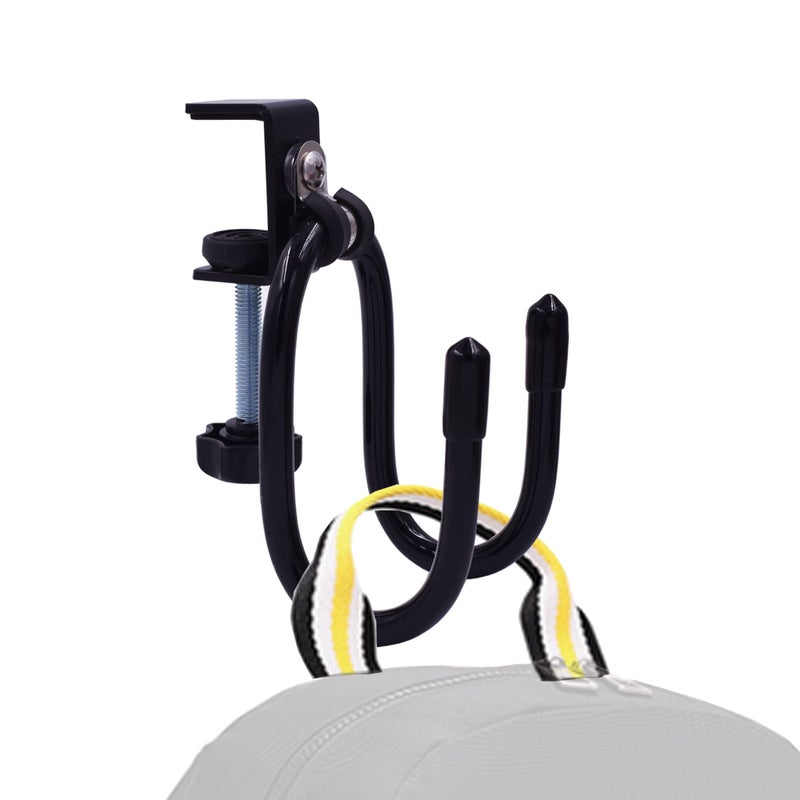 YYST Desk Mount Bag Holder Hook ClampOn Backpack Hanger Reduce Desk Clutter 20 lb Capacity No Bag 1