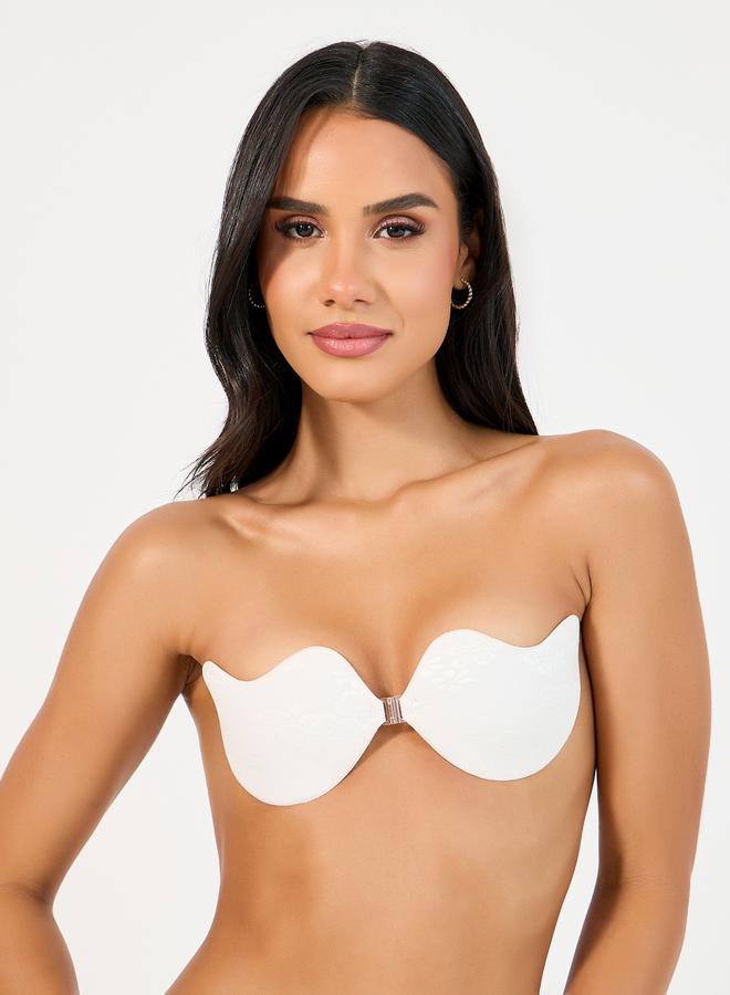 Styli Front Clasp Lace Stick On Bra  - Image 1