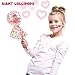 POPGIFTU 28 Pack Valentines Day Gifts for Kids Classroom Giant Lollipop Stationery Sets with Valentine Cards Pencils Erasers Stickers Rulers Sharpeners Cute NonCandy School Exchange Party Favors - Image 4