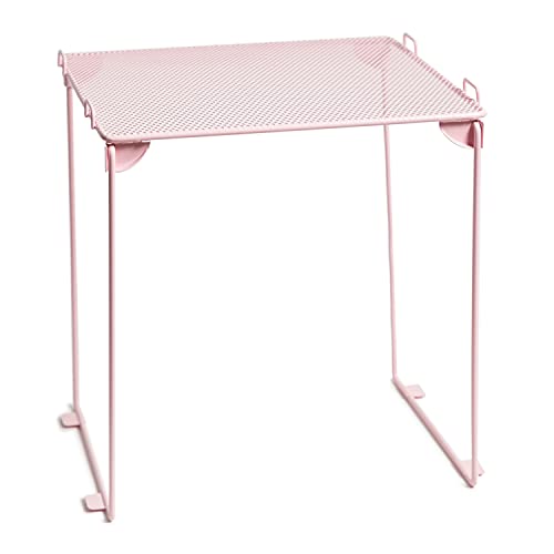 U Brands Blush Mesh Locker Organization Kit, Includes Magnetic Cup, Folding Shelf and Bin, 3 Pieces - Image 5