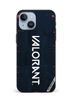Protective Case Cover For Apple iPhone 15 Plus Valorant Design Multicolour