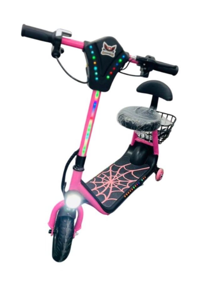 Winner Sky 36V 250W Mini Harley Pro Kids Electric Scooter with Large Rear Cargo Basket – Electric Ride-On Scooter for Kids, Grocery Shopper, Outdoor Fun - Image 1