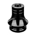 Wevdn Car Shift Knob Boot Retainer M12125 Durable Aluminum Shift Boot Retainer Stick Shift Knob Adapter Waterproof RustProof Metal Manual Car Gear Shifter Lever Adapter Accessories Black - Image 2