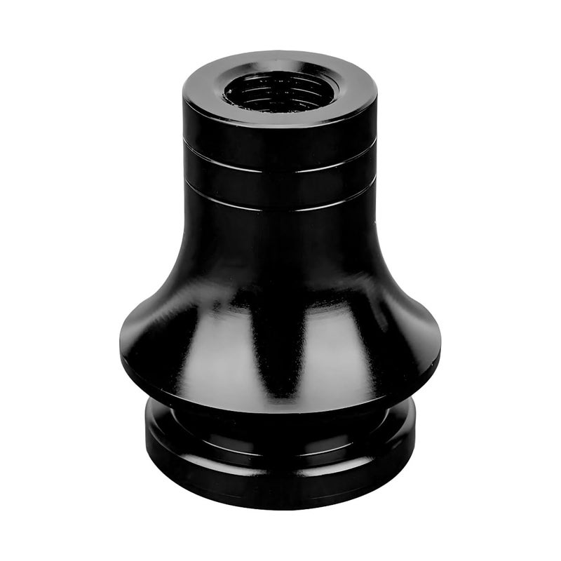Wevdn Car Shift Knob Boot Retainer M12125 Durable Aluminum Shift Boot Retainer Stick Shift Knob Adapter Waterproof RustProof Metal Manual Car Gear Shifter Lever Adapter Accessories Black - Image 3