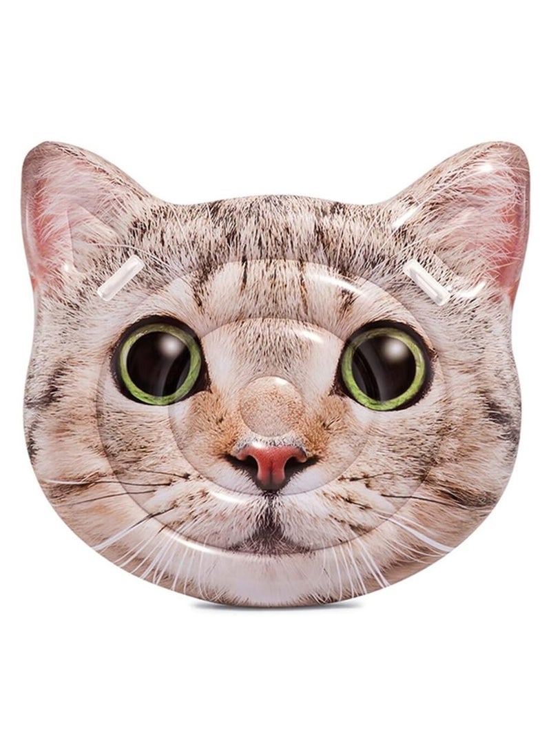 INTEX Intex - Inflatable Cat Face Mat with Handles 147x135 cm - 58784EU  - Image 2